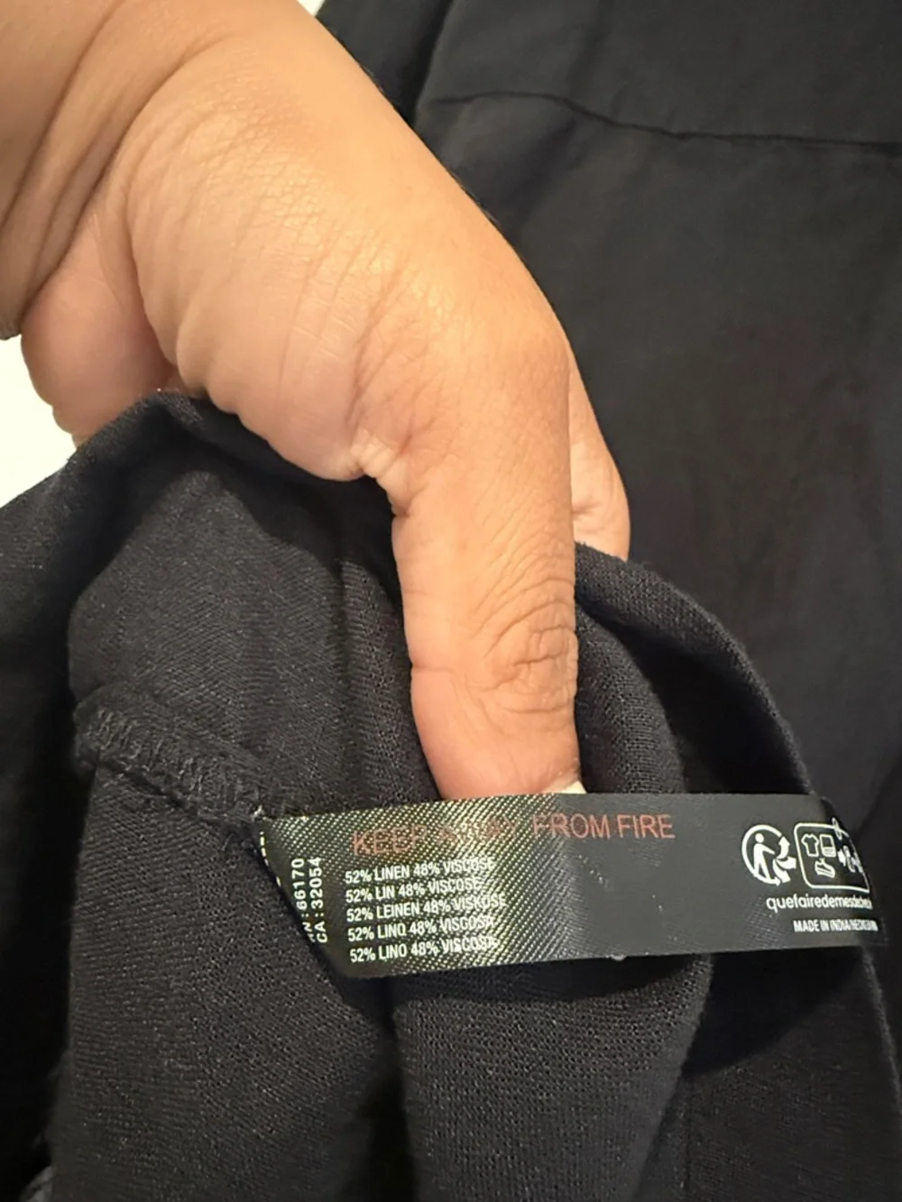 By Anthropologie Short-Sleeve Collared
Linen Romper - Picture 7 of 8